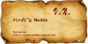 Virág Nedda névjegykártya
